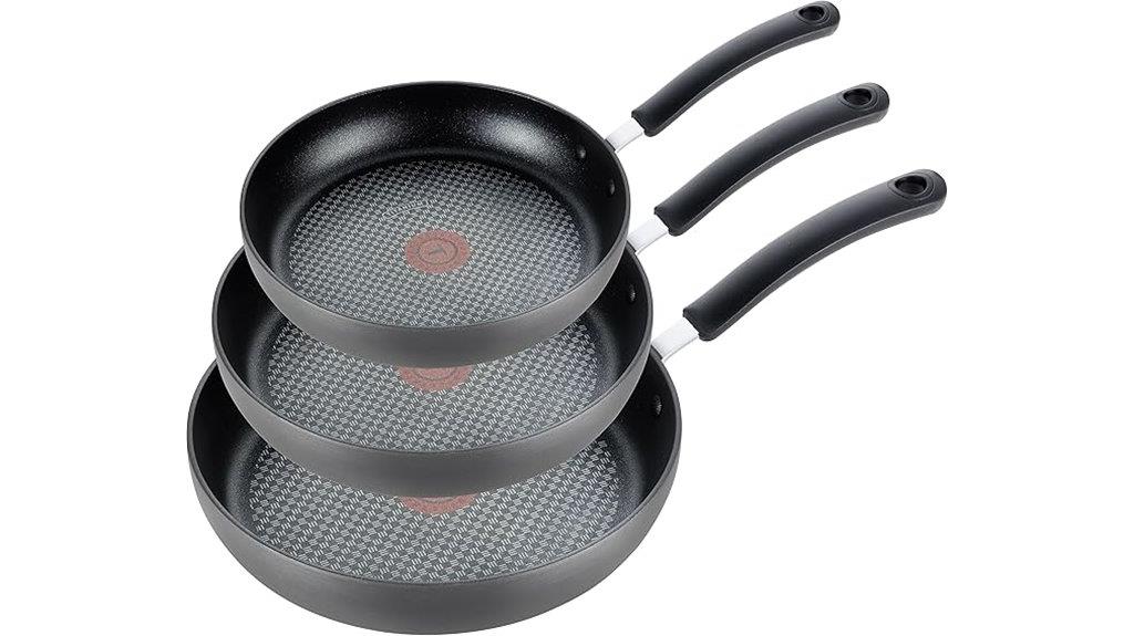 three piece nonstick fry pan set