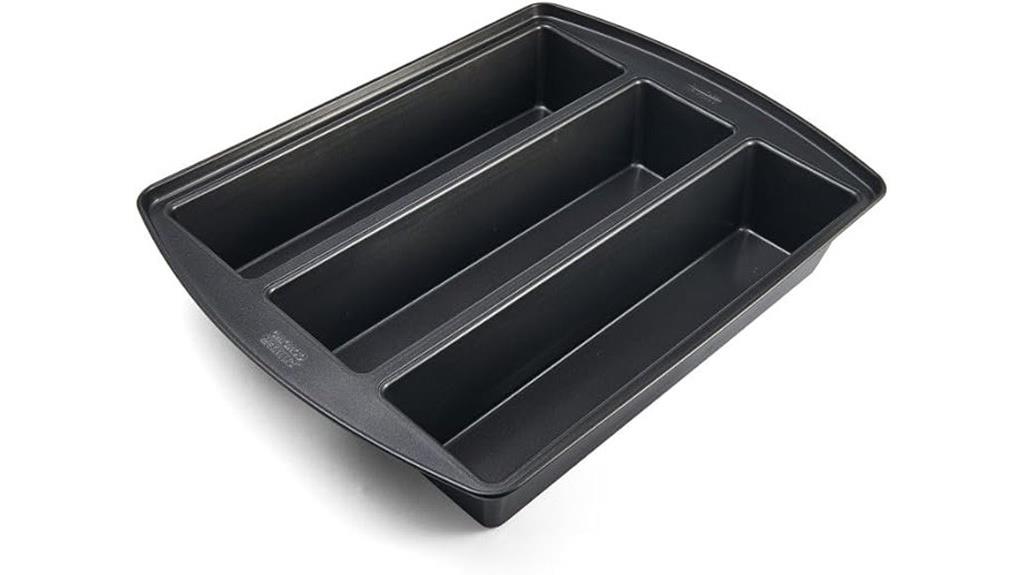 three section lasagna pan
