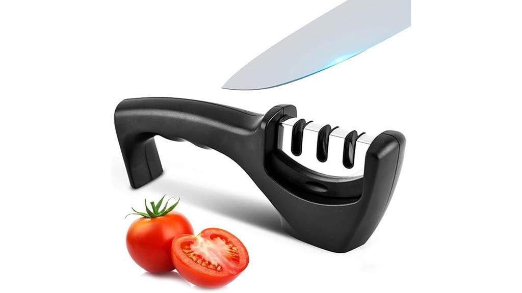 three stage kitchen sharpener
