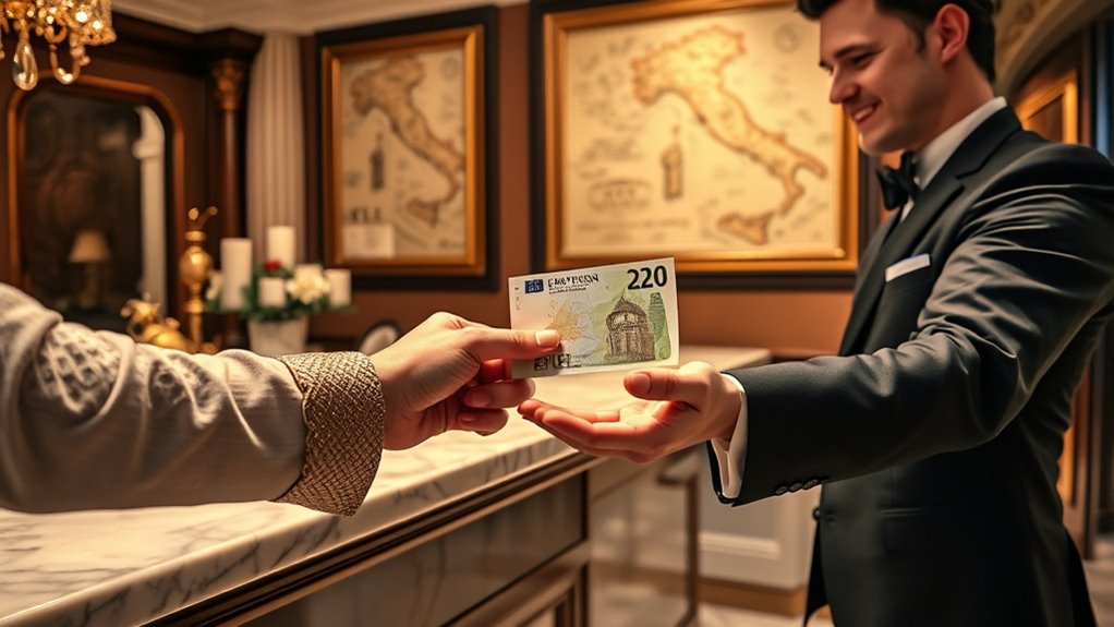 tipping etiquette in italy