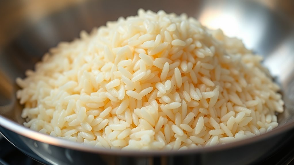 toast rice for rich flavor