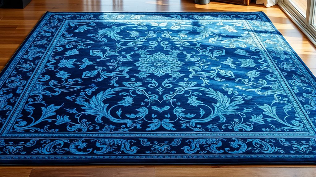 top blue silk rug picks
