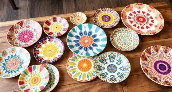 top durable melamine salad plates