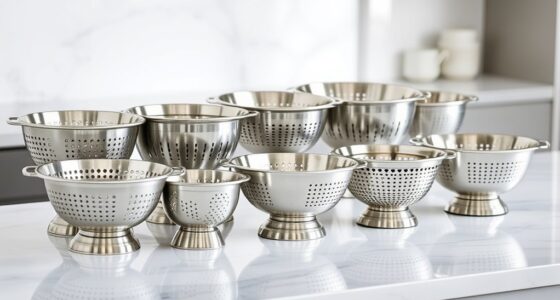 top durable steel strainers