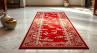 top red silk carpet selection