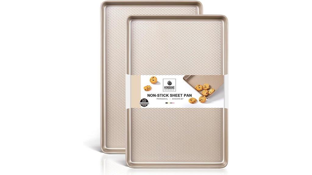 two half sheet pans