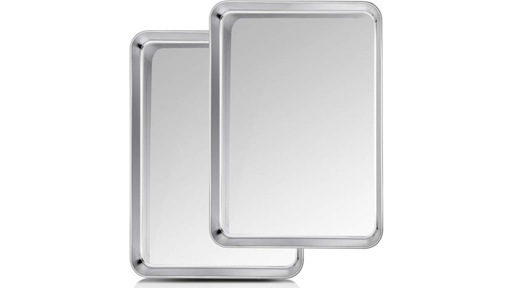 two piece baking sheet set