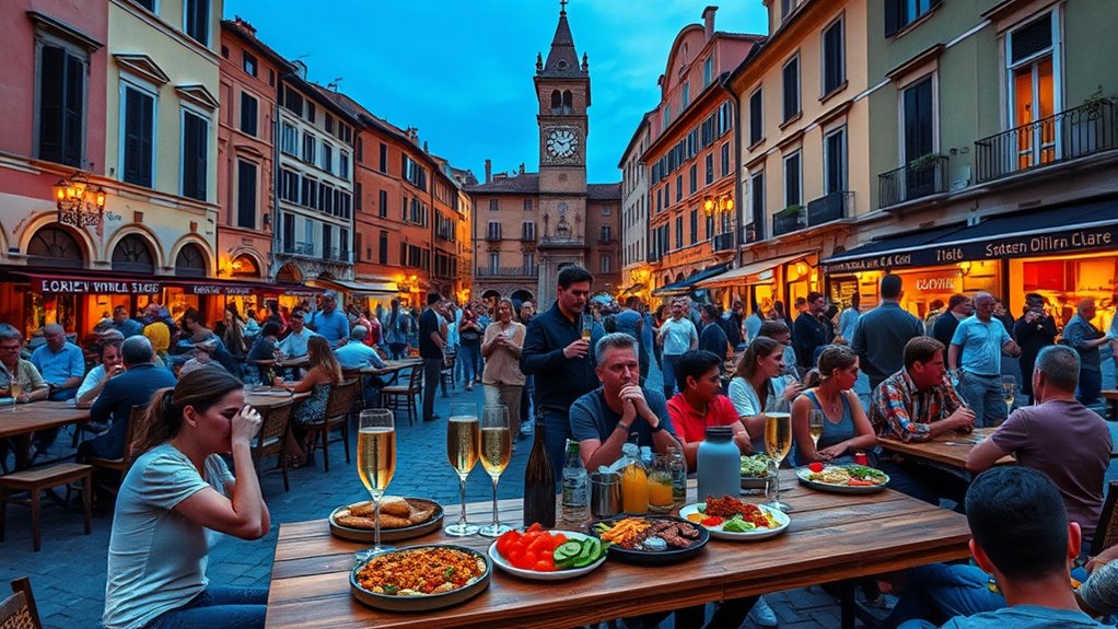 typical italian aperitivo timing