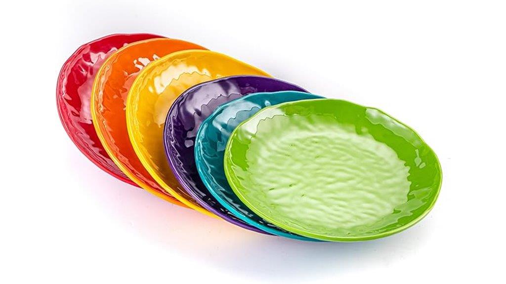 unbreakable melamine dessert plates