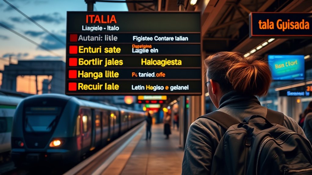 use multilingual signs effectively