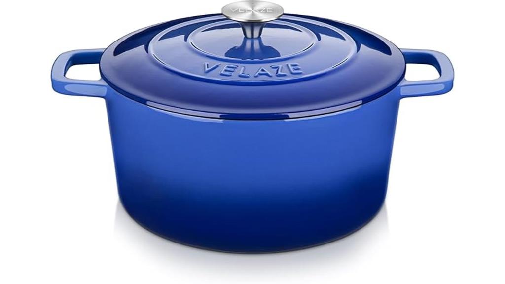 velaze 6 qt enameled dutch oven
