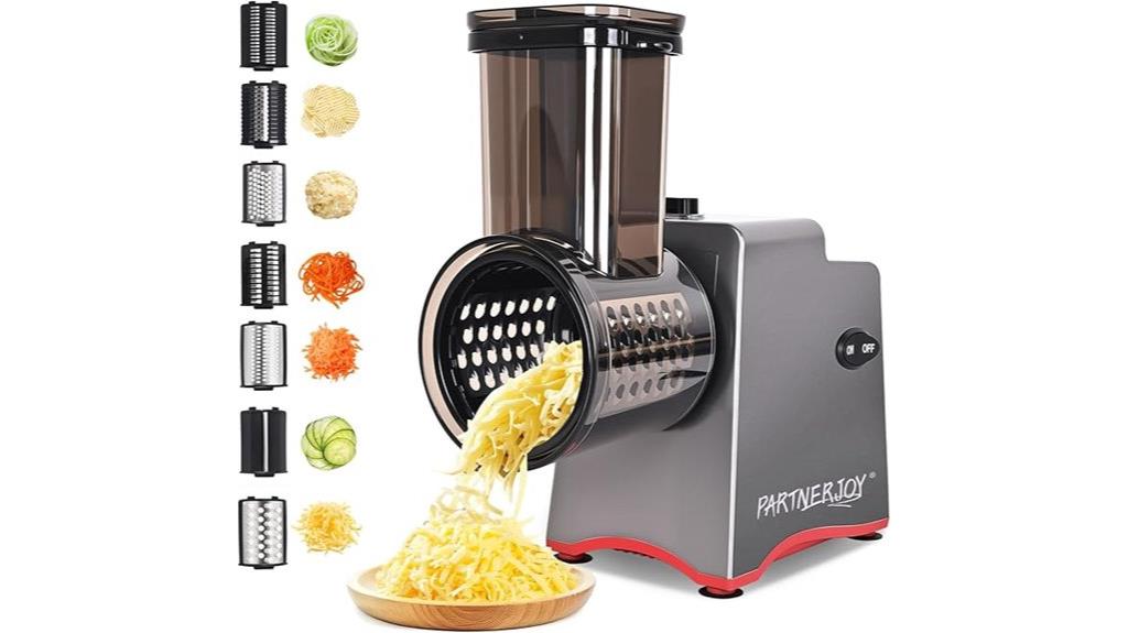 versatile electric food grater
