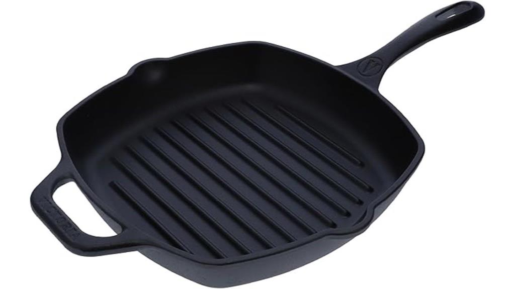 victoria 10 inch cast iron grill