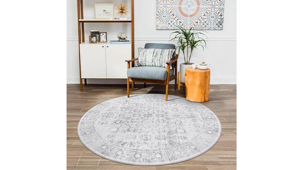 washable 4ft boho rug