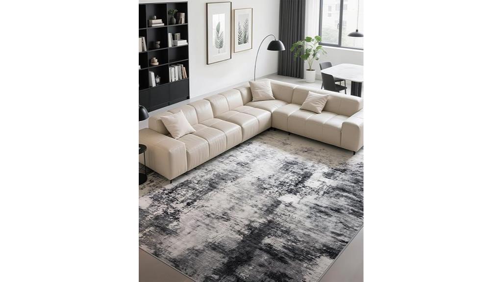 washable living room rug