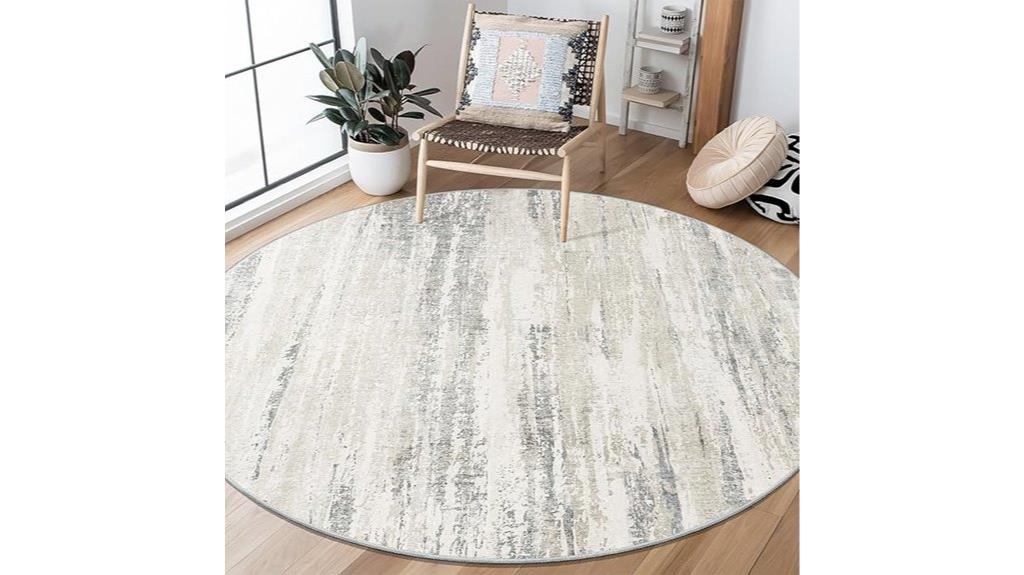 washable round rug