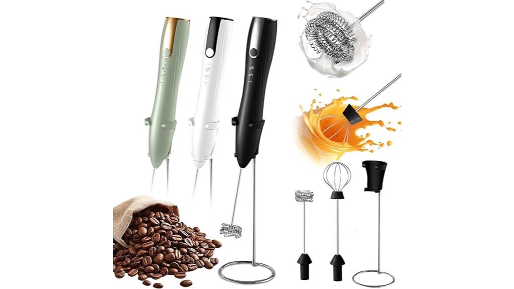 wireless milk frother stand