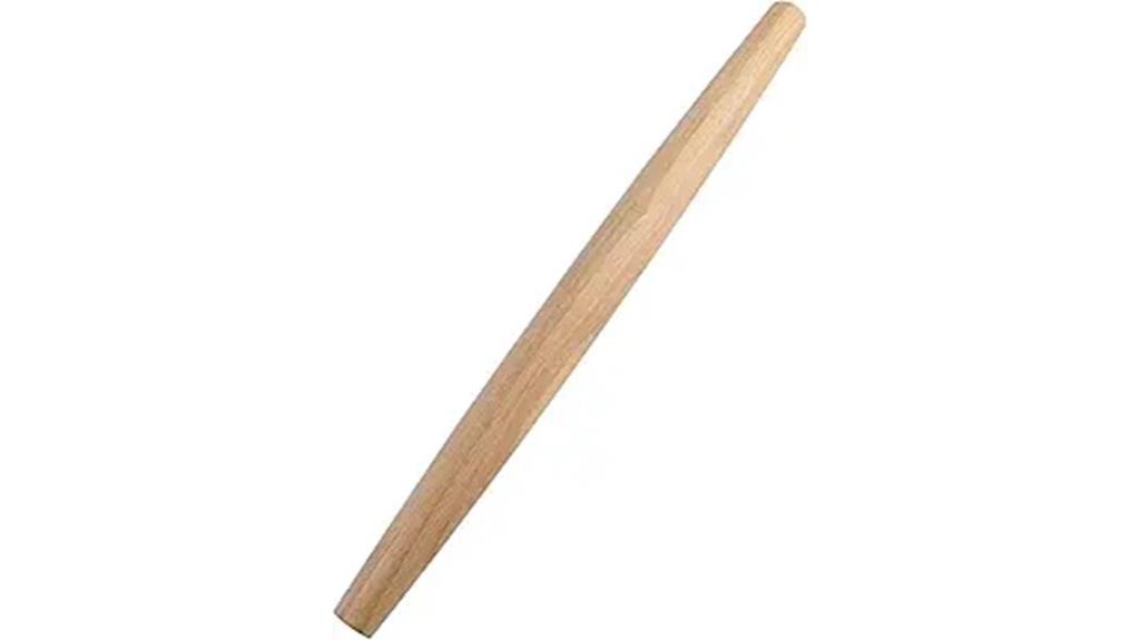 wooden tapered pastry roller