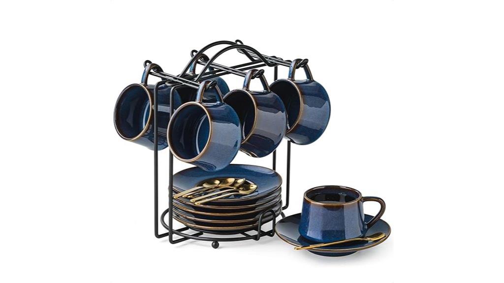 yhosseun six espresso cups
