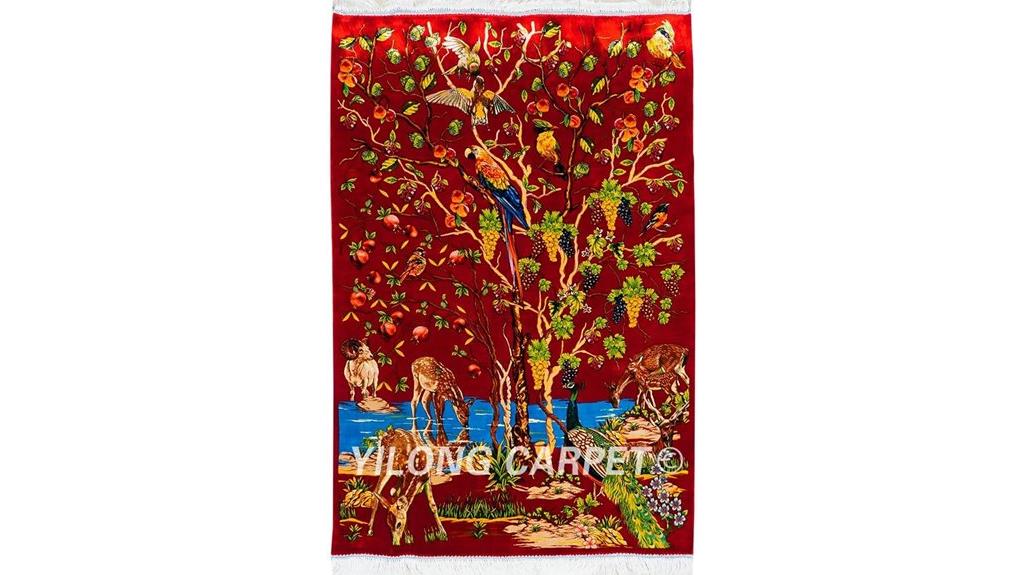 yilong handmade tree rug