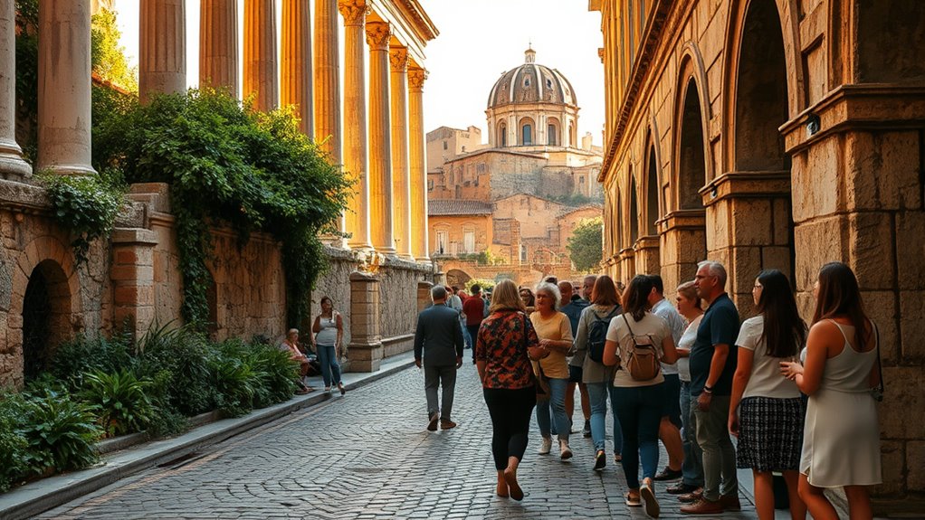 ancient roman walking tours