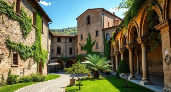 italian abbeys monastic contributions