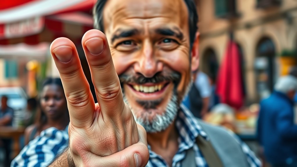 italian gestures convey cultural identity
