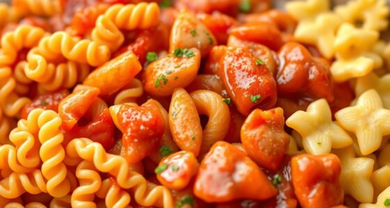pasta shapes complement sauces