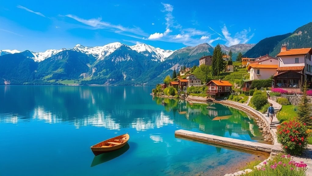 scenic lakeside historical cuisine