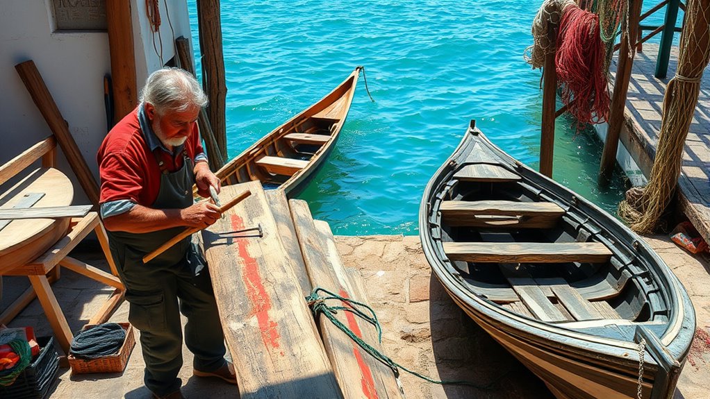 traditional italian boat craftsmanship