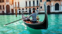 venetian rowing technique