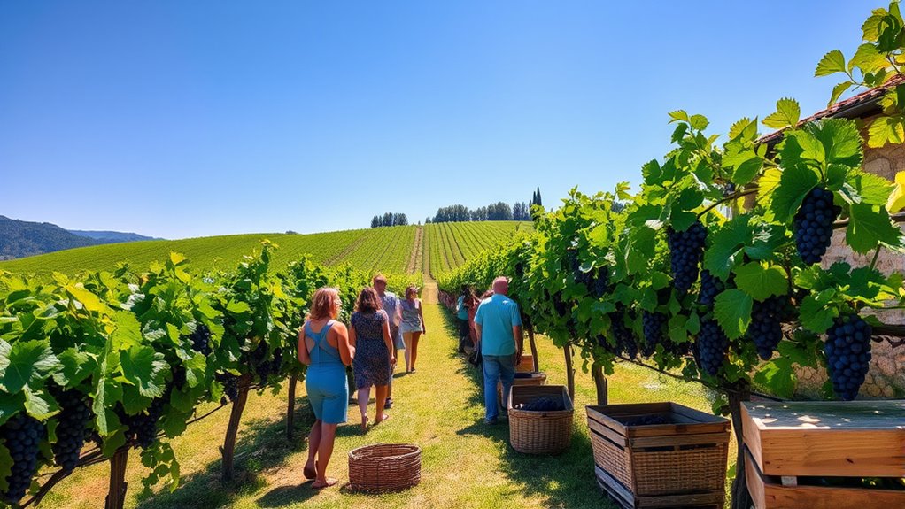 vineyard harvest responsible tourism