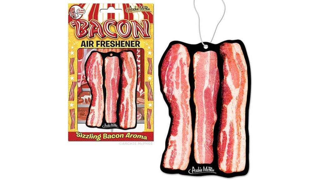 bacon scent car air freshener