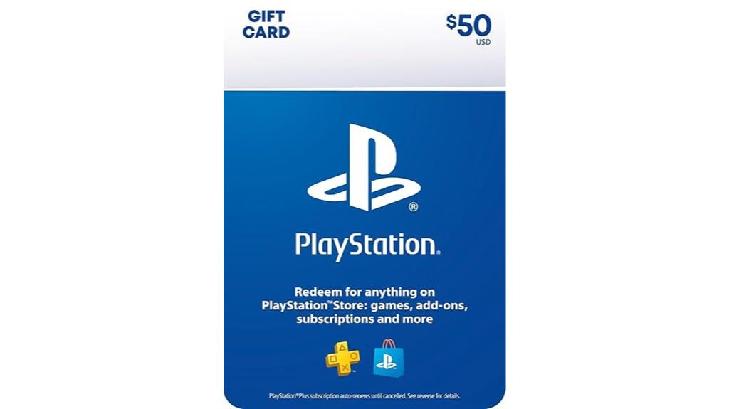 physical 50 playstation card