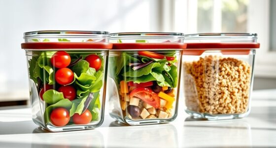 top glass food storage options