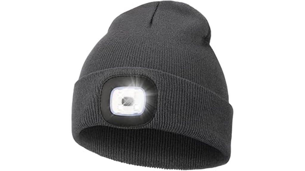 unisex lighted usb beanie