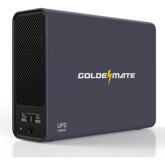 Goldenmate 1000VA Lithium UPS Battery Backup & Surge