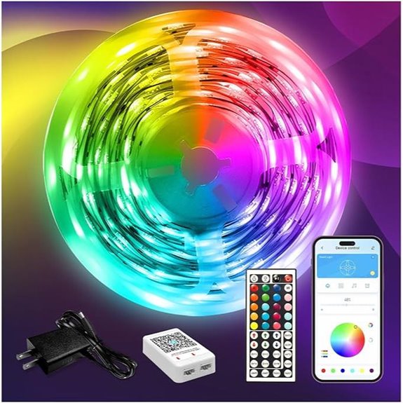 DAYBETTER 110ft RGB LED Light Strip with App Control