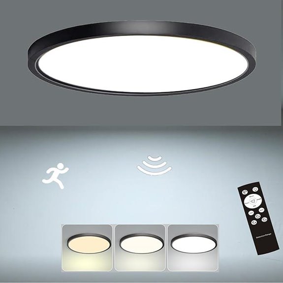 12-Inch Motion Sensor Ceiling Light Fixture