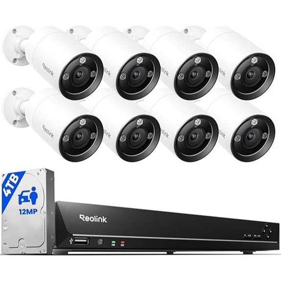 Reolink 12MP PoE Security Camera System (8 Cameras)