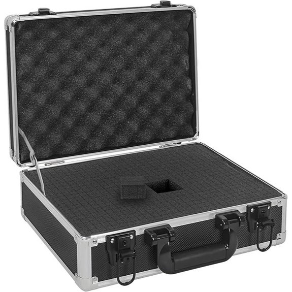 14-Inch Hard Shell Case for Wireless Mic & Camera Gear