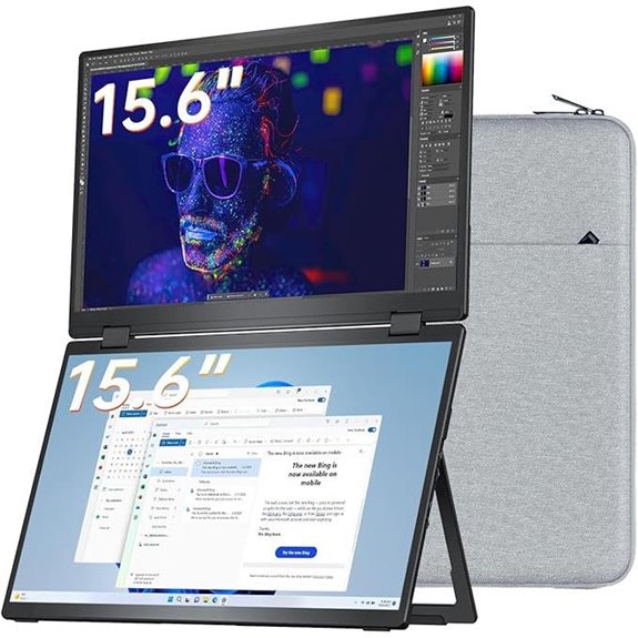 VisionOwl 15.6 Portable FHD Monitor with HDR