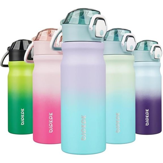 BJPKPK 18oz Insulated Stainless Steel Water Bottle
