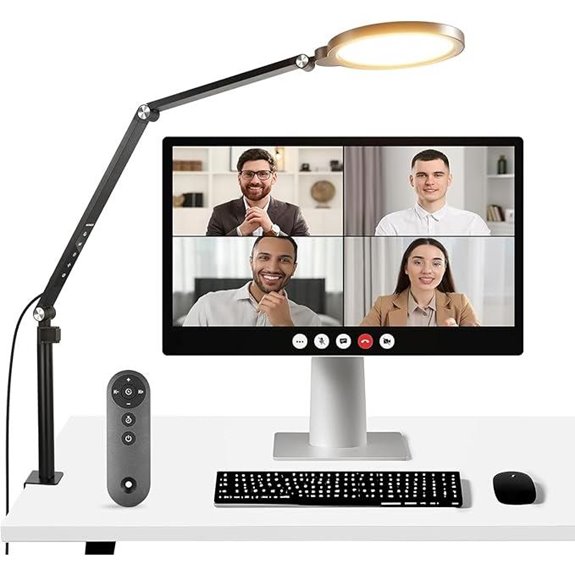 NEEWER 18W 7 Desktop Ring Light with Stand