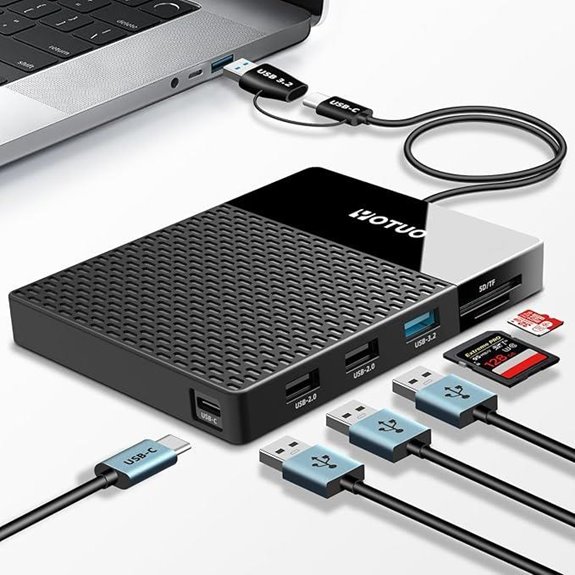 1TB USB-C External Hard Drive & Multiport Hub