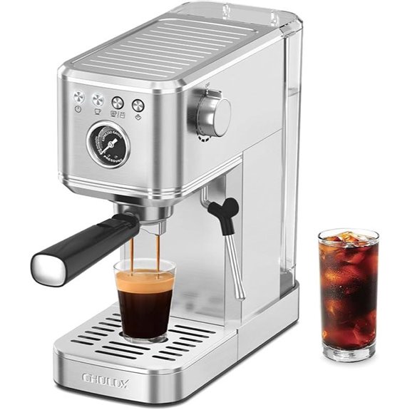 CHULUX 20 Bar Espresso Machine with Steam Wand