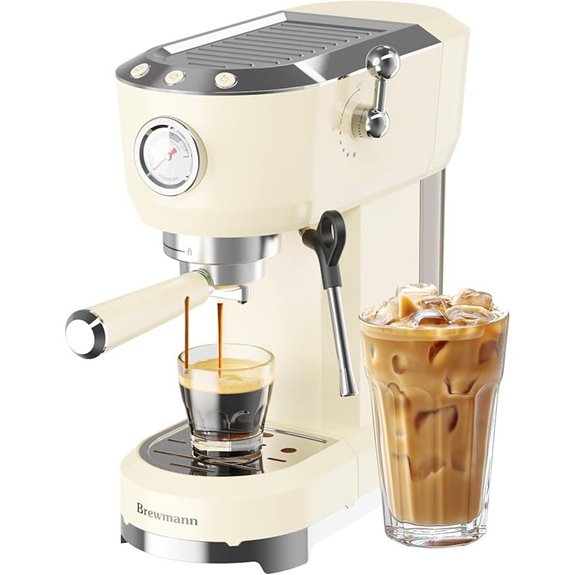 Espresso Machine 20 Bar with Milk Frother