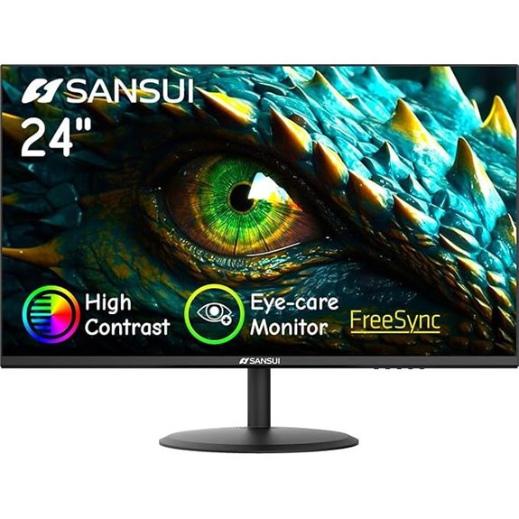 SANSUI 24-inch Eye Care Monitor with HDMI & VGA