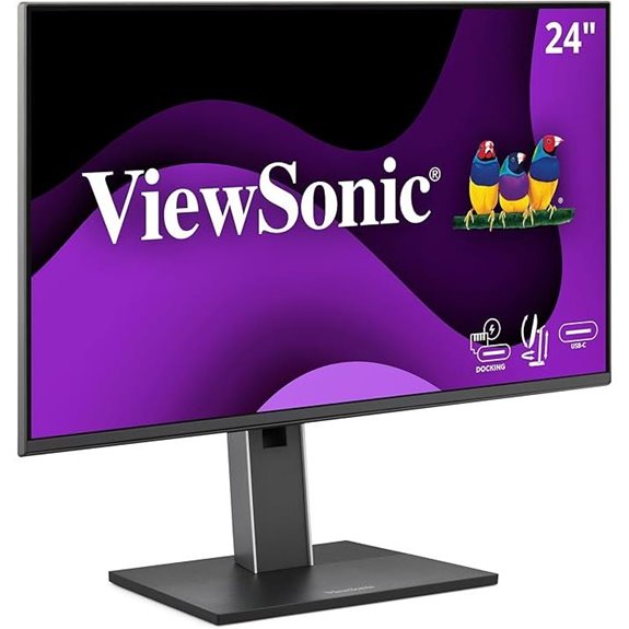 ViewSonic VG2458 24 IPS Docking Monitor with USB-C