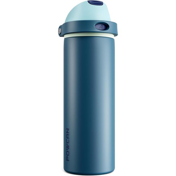 POWCAN 24 oz Insulated Stainless Steel Water Bottle